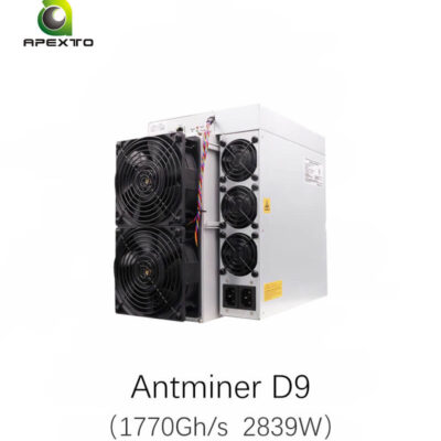 Bitmain Antminer D9 1770G 2389W Asic X11 Algorithm DASH Miner In Stock - Apexto Mining