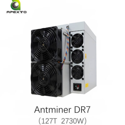 Bitmain Antminer DR7 127Th/s 2730W SCP Miner Crypto Mining - Apexto Mining