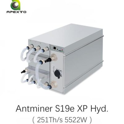 Bitmain Antminer S19e XP Hydro 251Th/s 5522W Bitcoin Miner Asic Mining Hardware - Apexto Mining
