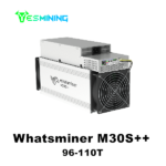 MicroBT Whatsminer M30S++ 96 -110T Bitcoin Miner | Yesmining